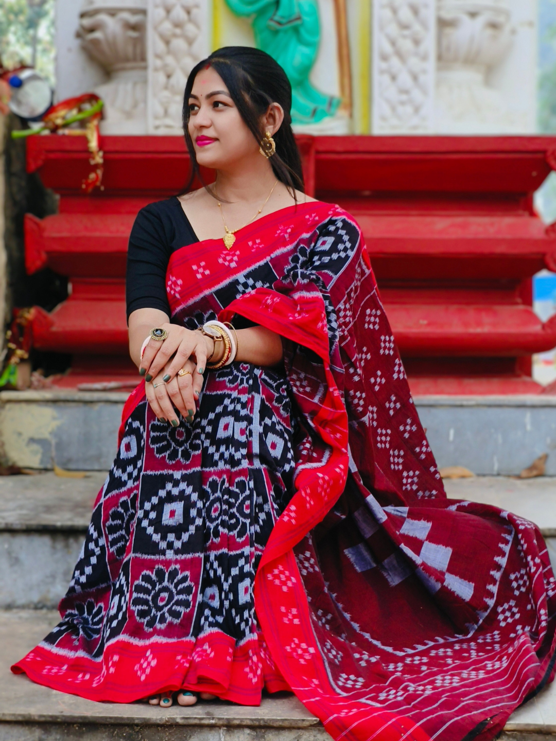 Sambalpuri Handloom Pure cotton saree