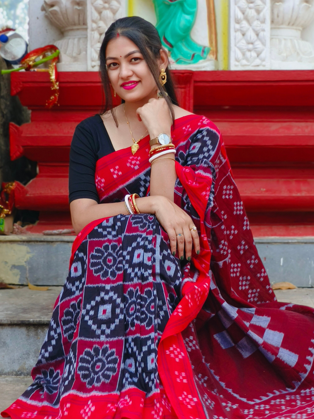 Sambalpuri Handloom Pure cotton saree