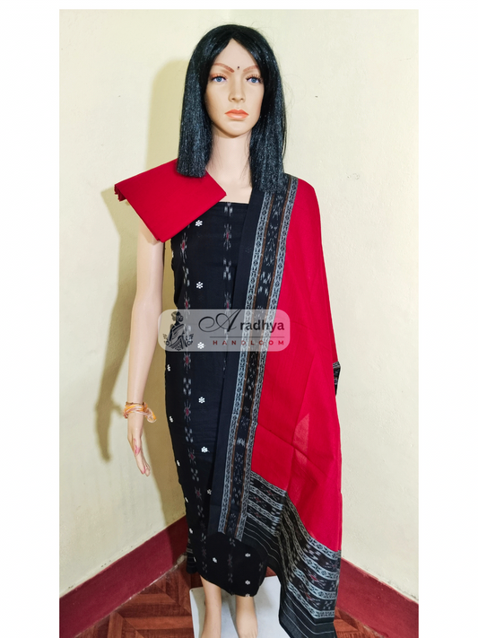 Box Tribal Embroidery Design Ladies Dress Material Yellow Green